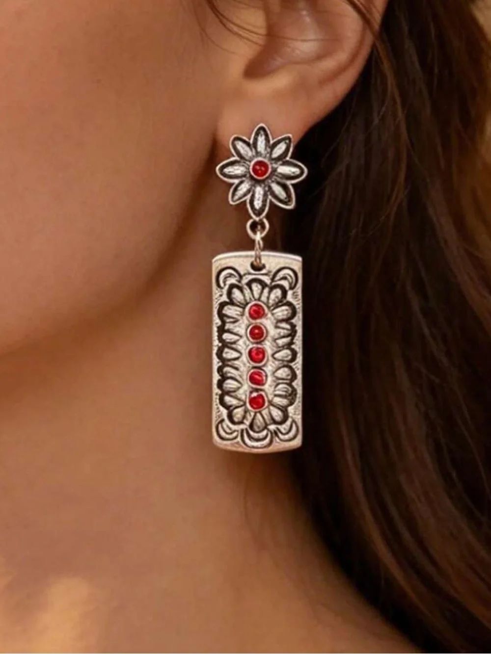 Boho Flower earrings N2399